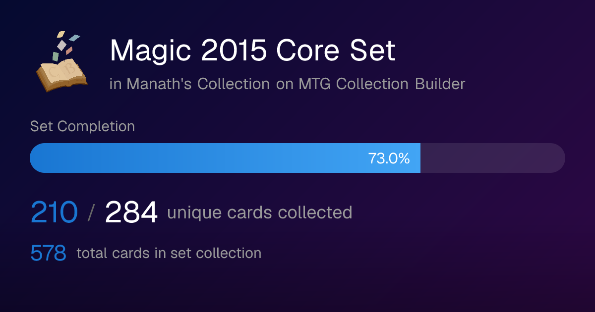 Magic The Gathering 2015 Core Set FAT Pack 9 Booster Packs Accessories Wizards o